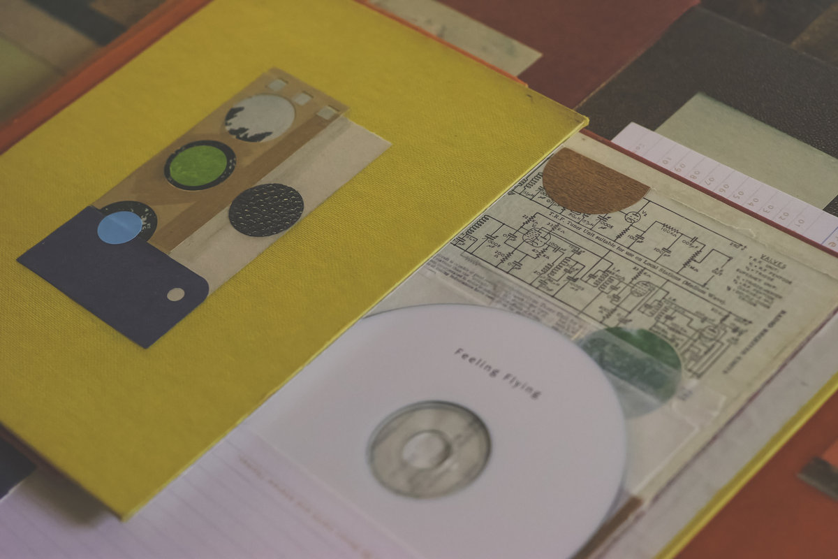 Photo of Feeling Flying CD covers.